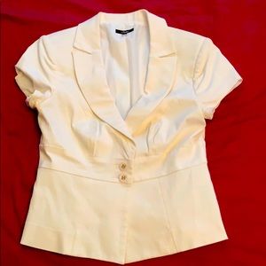 Two blazers/ jackets- one black and one white